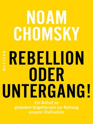cover image of Rebellion oder Untergang!